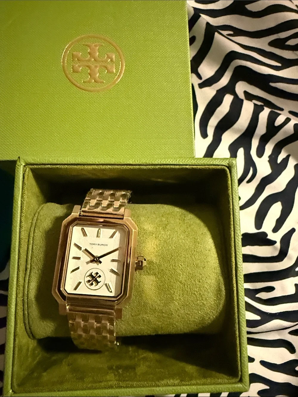 Tory Burch polished gold